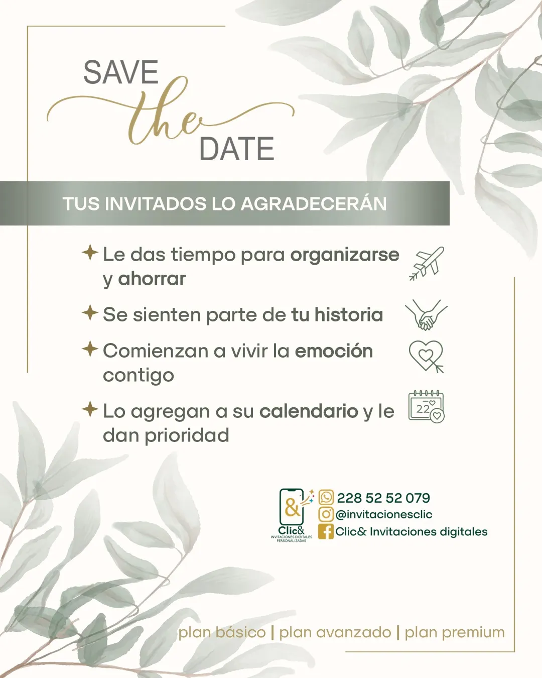 Save the Date Ejemplo 1